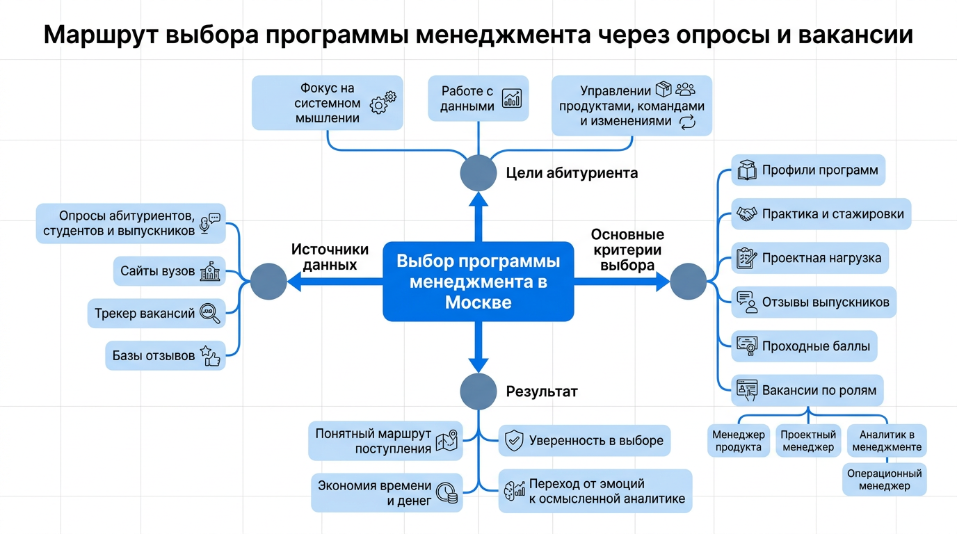 Выбор программы менеджмента в Москве
